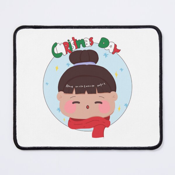 Item preview, Cute Chibi Girl Crismas Day Holiday Art designed and sold by TinyToesPre.
