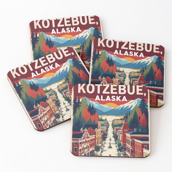 Item preview, Kotzebue Alaska 1950s USA Vintage Travel Tourism designed and sold by TravelersGems.