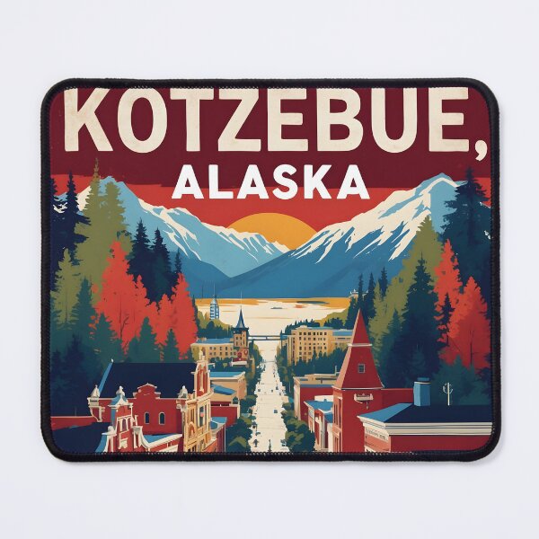 Item preview, Kotzebue Alaska 1950s USA Vintage Travel Tourism designed and sold by TravelersGems.