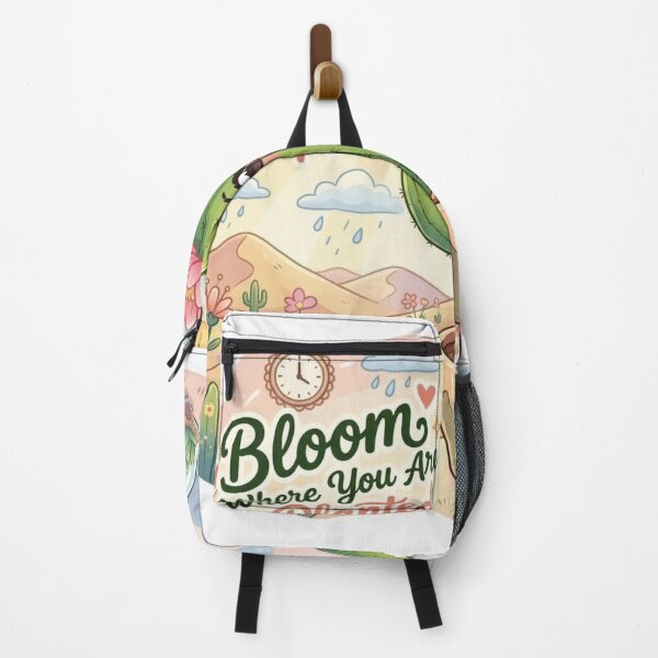 Item preview, Cute Bloom Where You Are Planted Kawaii Cactus Sticker designed and sold by Snikdha.