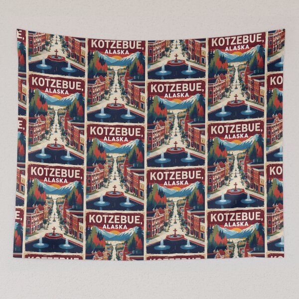 Item preview, Kotzebue Alaska 1950s USA Vintage Travel Tourism designed and sold by TravelersGems.