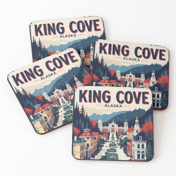 Item preview, King Cove Alaska 1950s USA Vintage Travel Tourism designed and sold by TravelersGems.