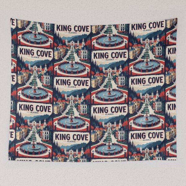 Item preview, King Cove Alaska 1950s USA Vintage Travel Tourism designed and sold by TravelersGems.