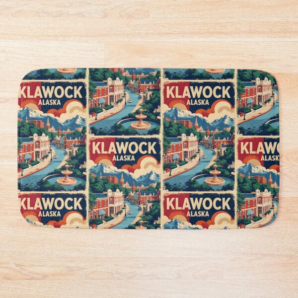Item preview, Klawock Alaska 1950s USA Vintage Travel Tourism designed and sold by TravelersGems.