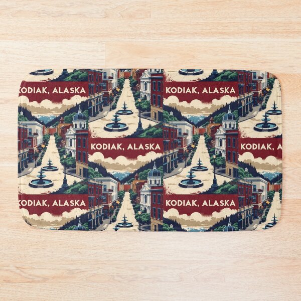 Item preview, Kodiak Alaska 1950s USA Vintage Travel Tourism designed and sold by TravelersGems.