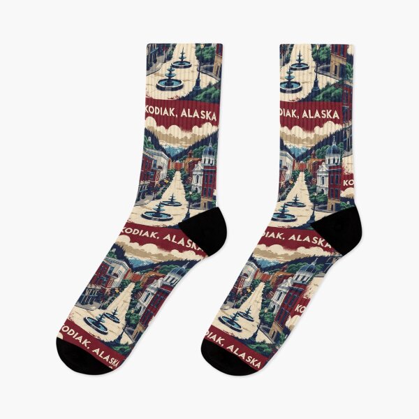 Item preview, Kodiak Alaska 1950s USA Vintage Travel Tourism designed and sold by TravelersGems.