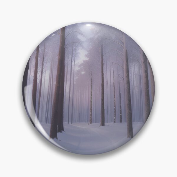 Item preview, Peaceful Snowy Forest Winter Path designed and sold by MoonGlyphSilence.
