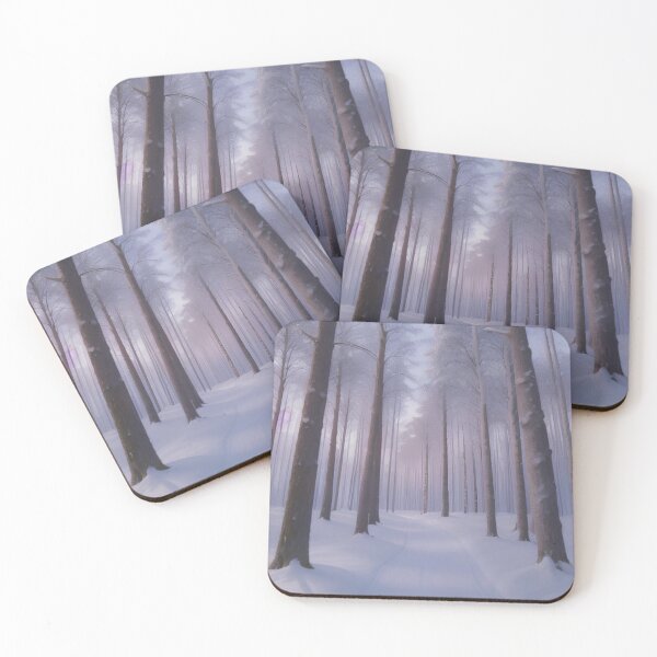 Item preview, Peaceful Snowy Forest Winter Path designed and sold by MoonGlyphSilence.