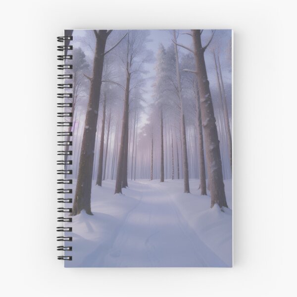 Item preview, Peaceful Snowy Forest Winter Path designed and sold by MoonGlyphSilence.