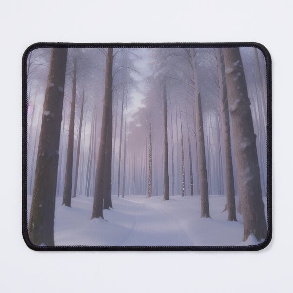 Item preview, Peaceful Snowy Forest Winter Path designed and sold by MoonGlyphSilence.