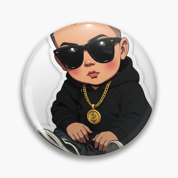 Item preview, Cute Cool Chibi Boy Sticker with Sunglasses designed and sold by Kingofspace223.
