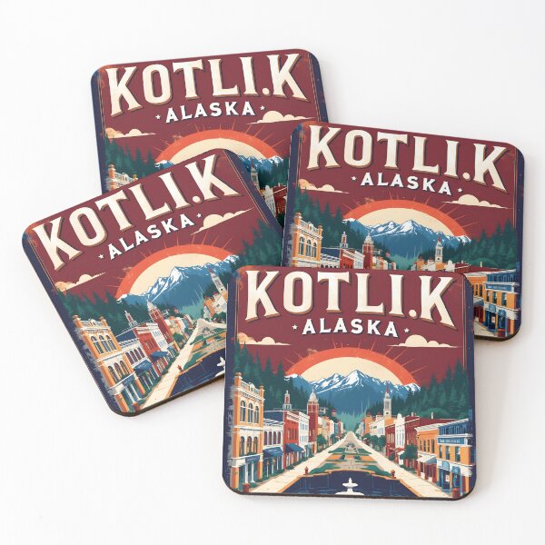 Item preview, Kotlik Alaska 1950s USA Vintage Travel Tourism designed and sold by TravelersGems.