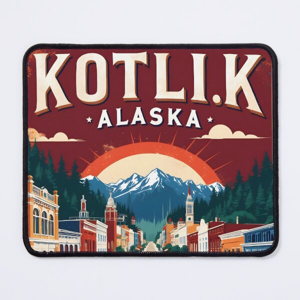 Item preview, Kotlik Alaska 1950s USA Vintage Travel Tourism designed and sold by TravelersGems.