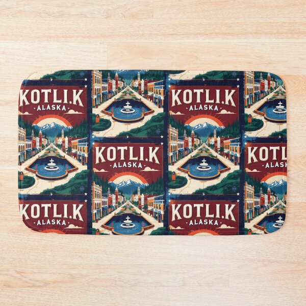 Item preview, Kotlik Alaska 1950s USA Vintage Travel Tourism designed and sold by TravelersGems.