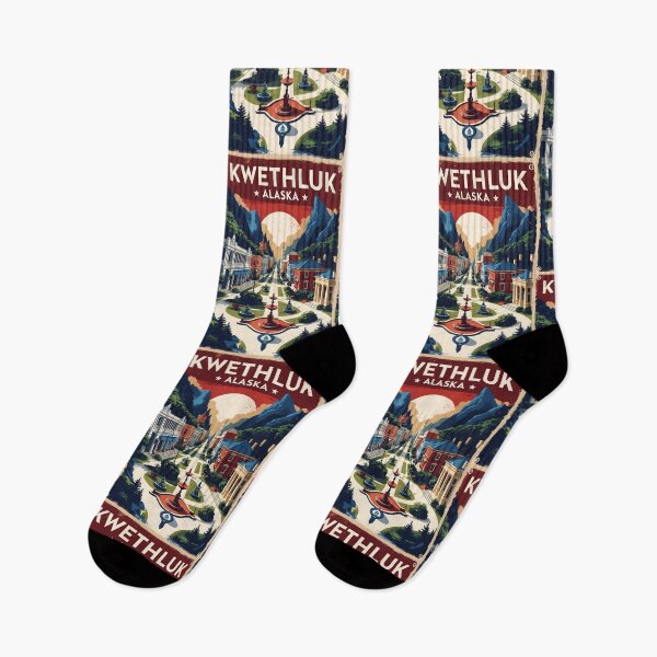 Item preview, Kwethluk Alaska 1950s USA Vintage Travel Tourism designed and sold by TravelersGems.