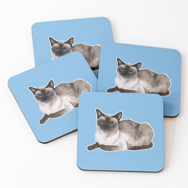 Item preview, Siamese cat designed and sold by savousepate.