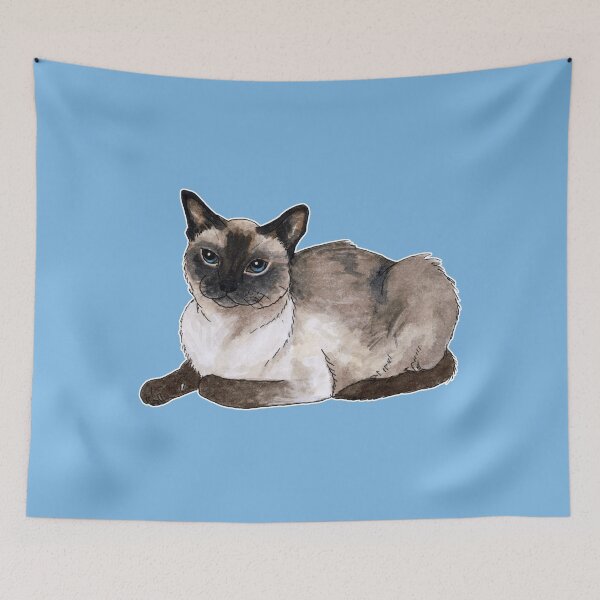 Item preview, Siamese cat designed and sold by savousepate.