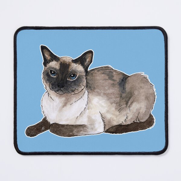 Item preview, Siamese cat designed and sold by savousepate.