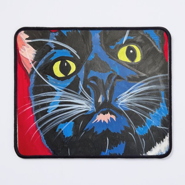 Item preview, Green-Eyed Black Cat designed and sold by xRoarAndPawArtx.