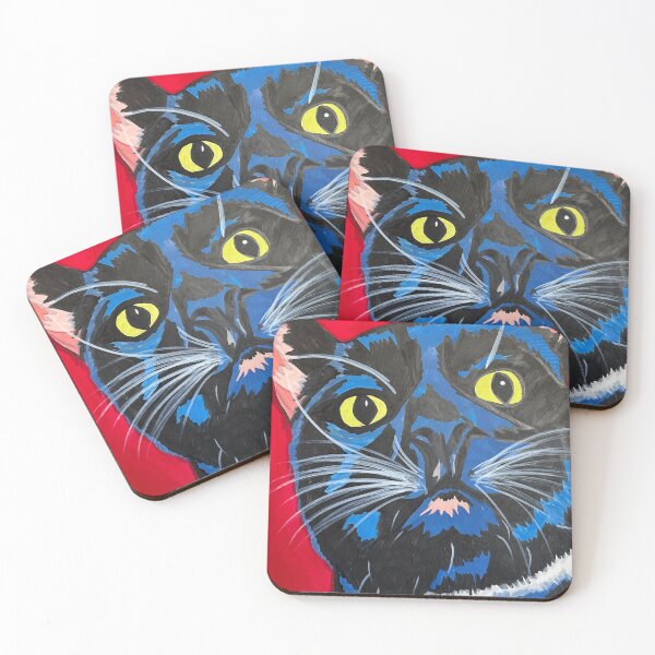 Item preview, Green-Eyed Black Cat designed and sold by xRoarAndPawArtx.