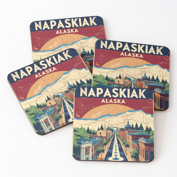 Item preview, Napaskiak Alaska 1950s USA Vintage Travel Tourism designed and sold by TravelersGems.