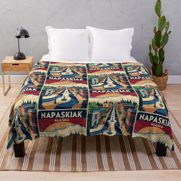 Item preview, Napaskiak Alaska 1950s USA Vintage Travel Tourism designed and sold by TravelersGems.