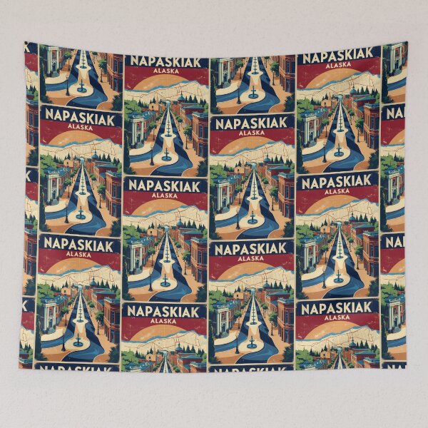 Item preview, Napaskiak Alaska 1950s USA Vintage Travel Tourism designed and sold by TravelersGems.