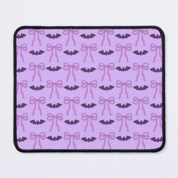 Item preview, pattern with bats and bows designed and sold by burbura.