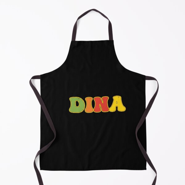 Item preview, ❤️ Dina Personalized Name Wavy Retro Shirt, Coffee Mug, Sticker Gift designed and sold by HelixPedia.