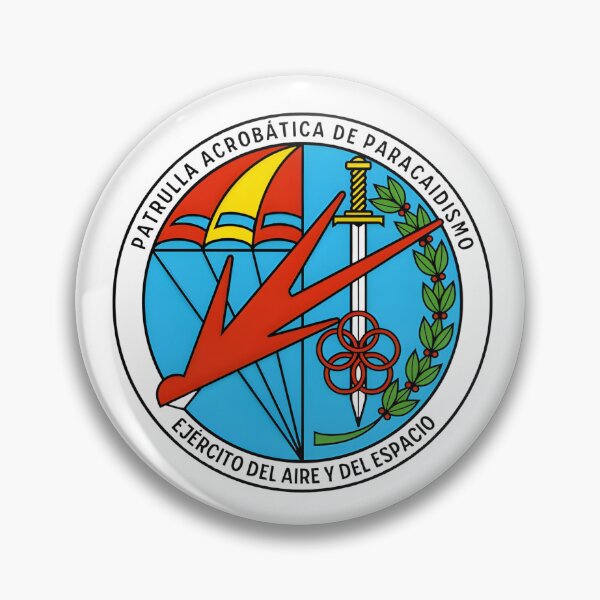 Item preview, Spanish Air and Space Force PAPEA Parachute Demonstration Team Emblem designed and sold by CharlieDesings.