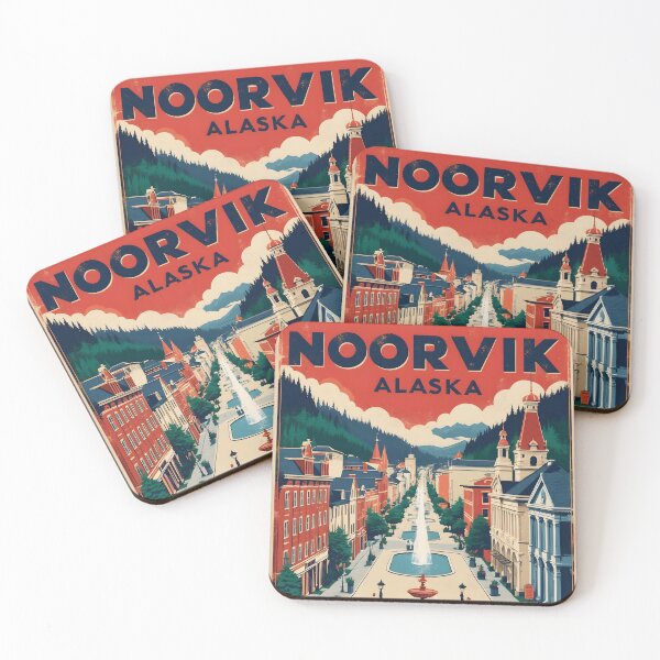 Item preview, Noorvik Alaska 1950s USA Vintage Travel Tourism designed and sold by TravelersGems.