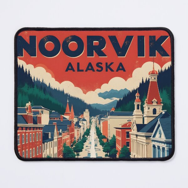 Item preview, Noorvik Alaska 1950s USA Vintage Travel Tourism designed and sold by TravelersGems.