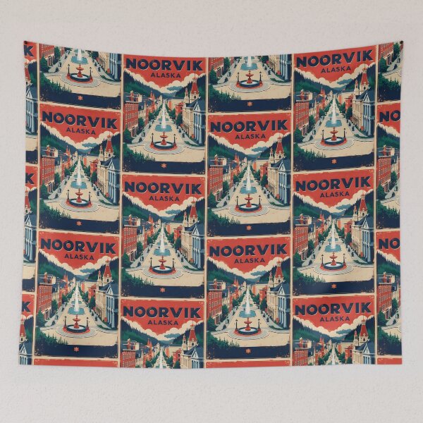 Item preview, Noorvik Alaska 1950s USA Vintage Travel Tourism designed and sold by TravelersGems.