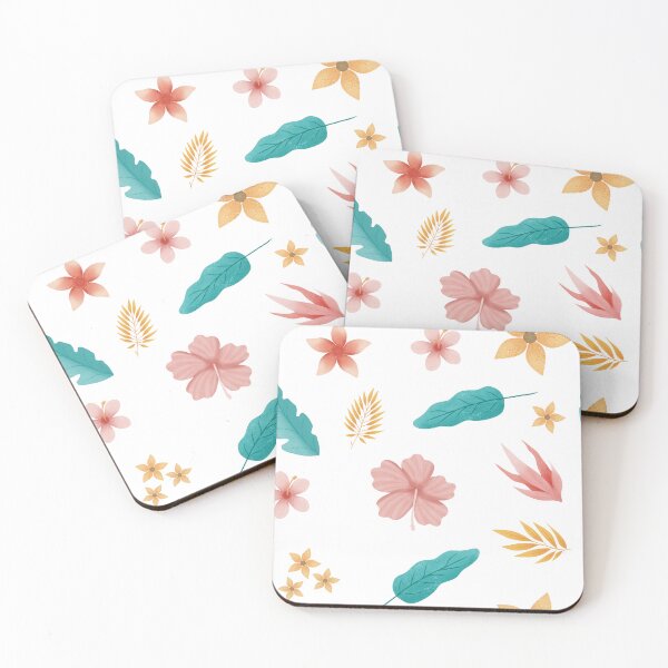 Item preview, Tropical Hibiscus Floral Seamless Pattern Botanical Illustration designed and sold by StoriesInGrain.