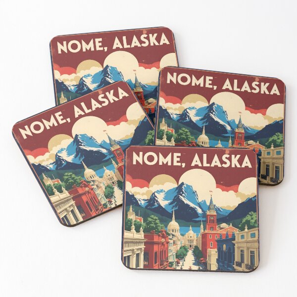 Item preview, Nome Alaska 1950s USA Vintage Travel Tourism designed and sold by TravelersGems.
