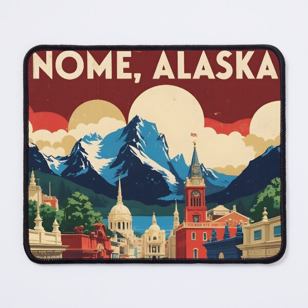 Item preview, Nome Alaska 1950s USA Vintage Travel Tourism designed and sold by TravelersGems.