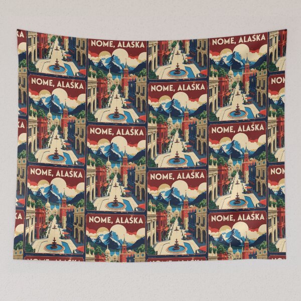 Item preview, Nome Alaska 1950s USA Vintage Travel Tourism designed and sold by TravelersGems.