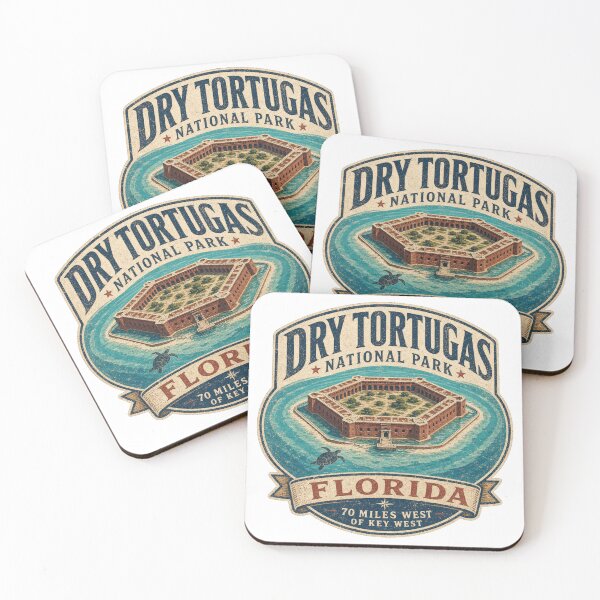 Item preview, Dry Tortugas National Park Vintage Travel Badge Fort Jefferson Florida Keys Souvenir designed and sold by The Junto Shop.