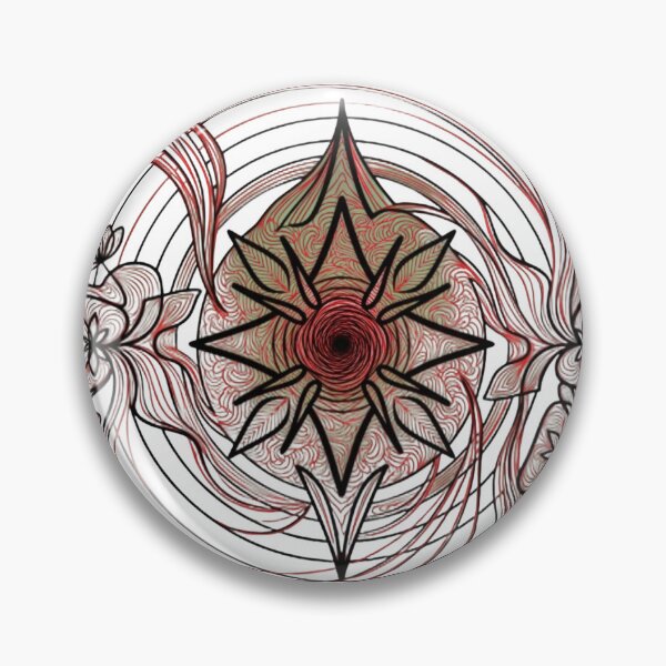 Item preview, Hypnotic Red & Black Depth Illusion Art designed and sold by ABCDofficial.