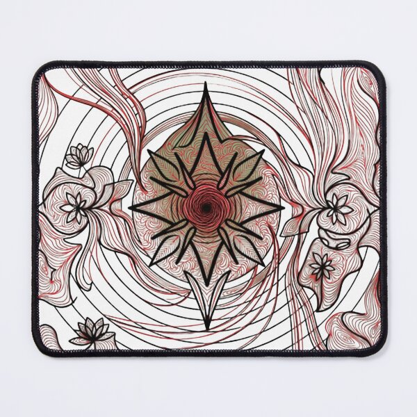 Item preview, Hypnotic Red & Black Depth Illusion Art designed and sold by ABCDofficial.