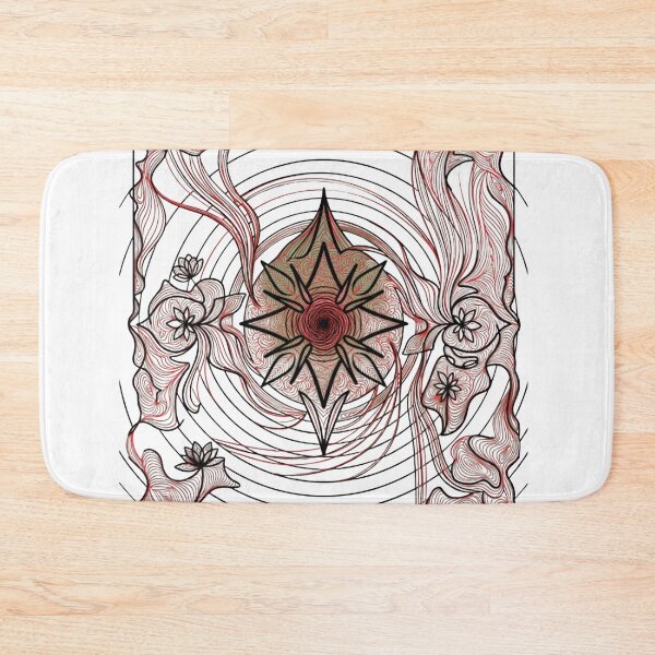 Item preview, Hypnotic Red & Black Depth Illusion Art designed and sold by ABCDofficial.