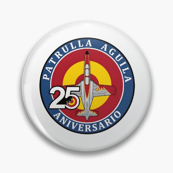 Item preview, Spanish Air Force Patrulla Águila 25th Anniversary Commemorative Patch designed and sold by CharlieDesings.