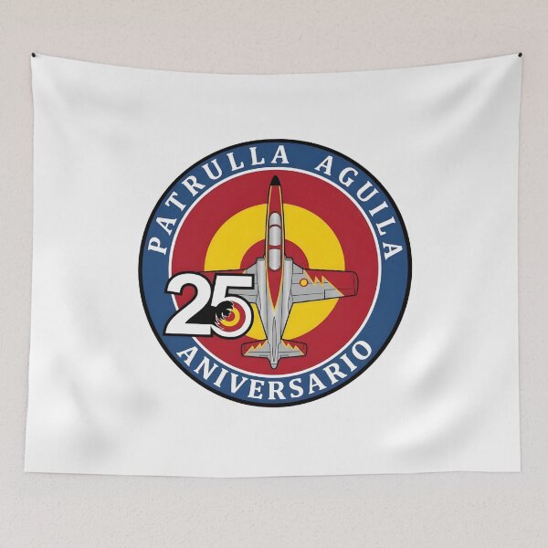 Item preview, Spanish Air Force Patrulla Águila 25th Anniversary Commemorative Patch designed and sold by CharlieDesings.