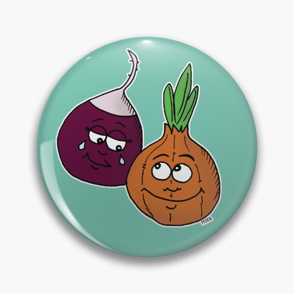 Item preview, Funny Onion Love Pun Cartoon | Cute Radish You Make Me Cry Sticker designed and sold by MyxaART.