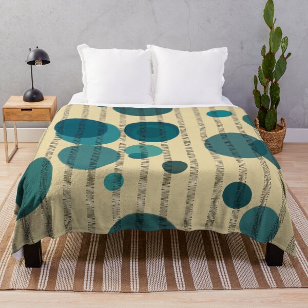 Item preview, Abstract composition with blue bubbles and disrupted stripes E9 designed and sold by StefanStudioArt.