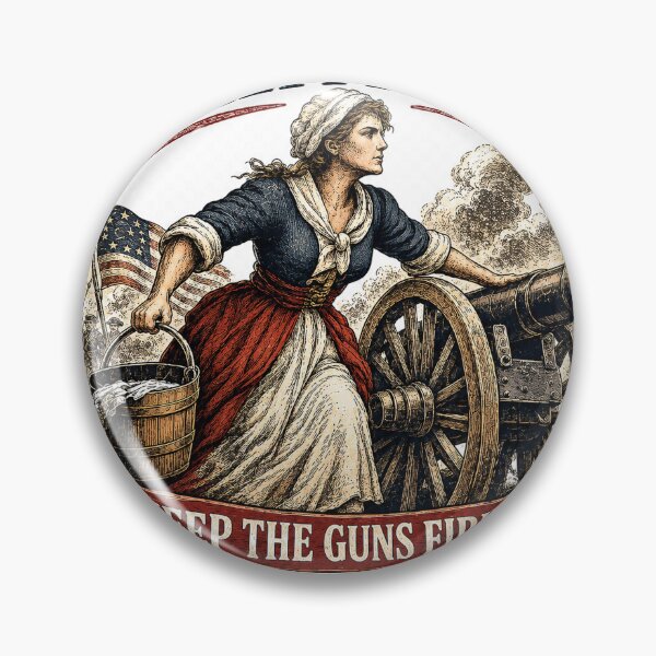 Item preview, Molly Pitcher Battle of Monmouth designed and sold by The Past in Threads.