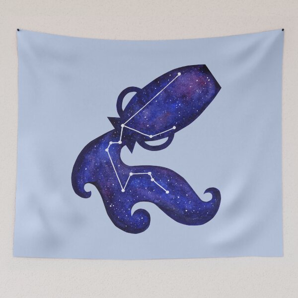 Item preview, Astrological sign aquarius constellation designed and sold by savousepate.