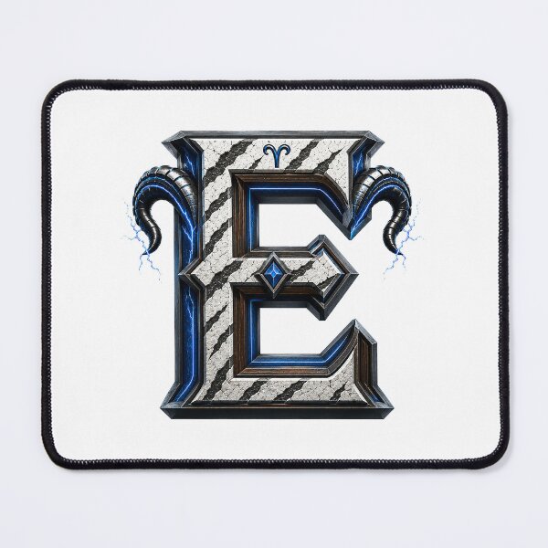 Item preview, Ramstrike Earthforge Letter E designed and sold by BlissBlvdShop.