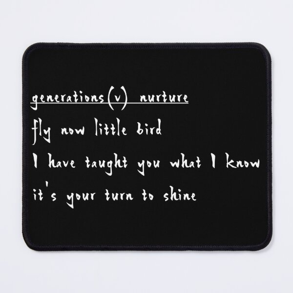 Item preview, Generations [v] nurture designed and sold by bravoalpha.