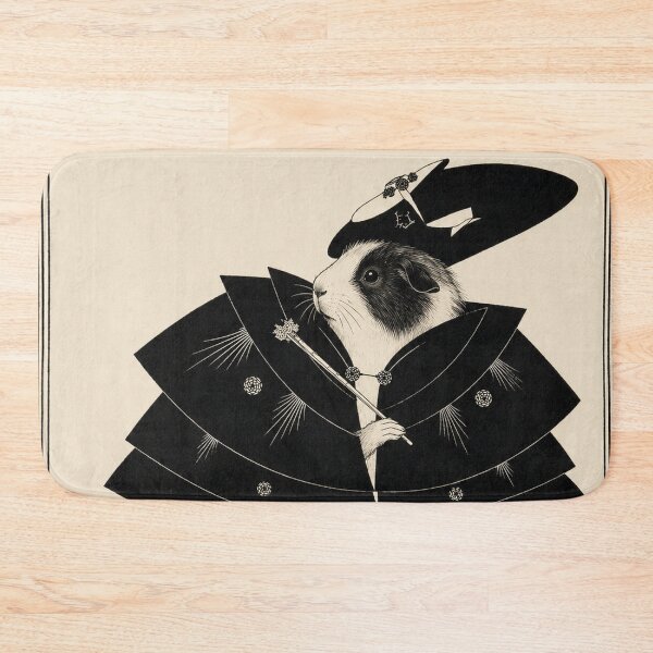 Item preview, Guinea Pig in The Black Cape (After Aubrey Beardsley) designed and sold by gandolfwizard.